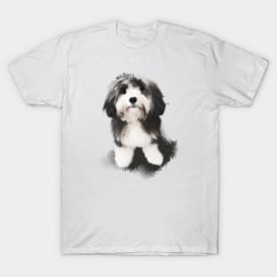 Cute Havanese Drawing T-Shirt